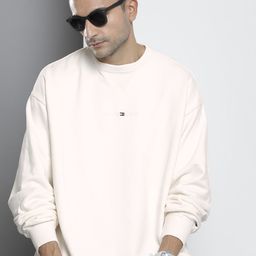 Tommy Hilfiger Sustainable Round Neck Pure Cotton Sweatshirt-picture-25