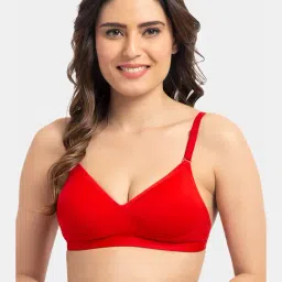 Tweens Red Non Wired Padded T-Shirt Bra-image-41