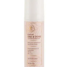 SANDIVA One & Done Tinted Sunblock with Sandalwood, SPF 35+ and PA+++ (11) - 40 gm-11