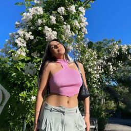 Forever 21 Pink Regular Fit Crop Top-image-84