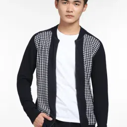Jack & Jones Navy Regular Fit Cotton Jacket-picture-38