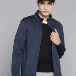 ALCIS Blue Slim Fit Sports Jacket-image-72