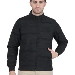 Monte Carlo Black Regular Fit Printed Jacket-47