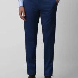 Van Heusen Blue Slim Fit Trousers-picture-19