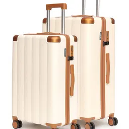 Assembly Iris Set Of 2 Textured Hard-Sided Trolley Bag image 3