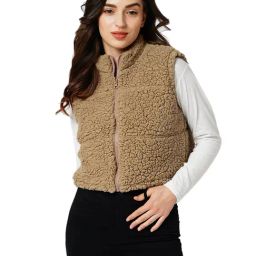 Only Brown Regular Fit Cropped Jacket-image-28