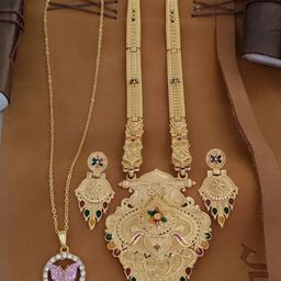 niva fashion Gold-Plated Brass Jewellery Set-picture-0