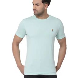 Red Tape Mint Green Cotton Regular Fit T-Shirt-image-16