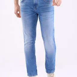 SPYKAR Men Blue Cotton Slim Fit Low-Rise Jeans-picture-33