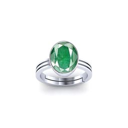 VISHVMA Onyx & Gemstone-Studded 5.25 Ratti Finger Ring-picture-4