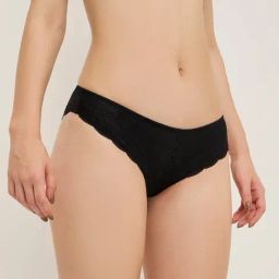 Wunderlove by Westside Black Floral Lace Design Brazilian Brief-image-30
