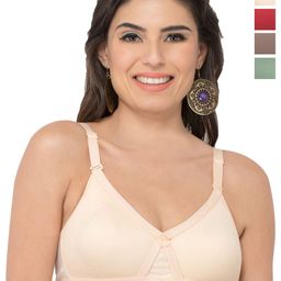 College Girl Women Minimizer BraFull Coverage Lightly Padded Minimizer Bra-image-17