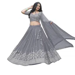 F Plus Fashion Multi Net Lehenga Choli-image-83