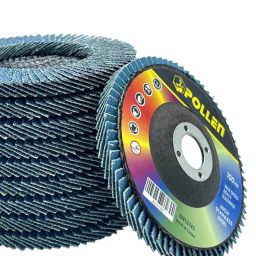 Pollen 4 Inch 80 Grit Zirconium Flap Disc For General Applications (Pack of 10)-image-66