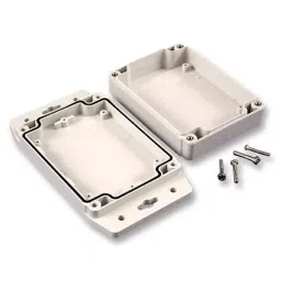 HAMMOND Plastic Enclosures BOX, FLANGED, ABS, IP67, 1555FF17GY-image-97