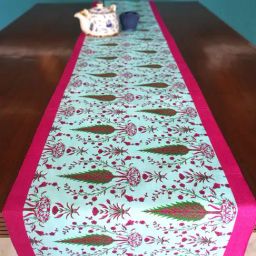 Tara Sparkling Homes Blue Cotton Ethnic Motifs Table Runner-picture-21