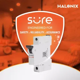 Halonix Sûre 16 Amp Single Pole Miniature Circuit Breaker (MCB) image 3