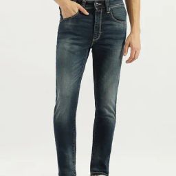 United Colors Of Benetton Navy Low Crotch Fit Jeans-image-78