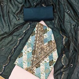 Rangtulika Ethnics Embroidered Unstitched Dress Material-picture-1