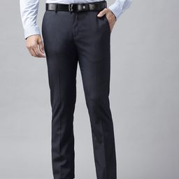 Blackberrys Men B-95 Slim Fit Formal Trousers-picture-47