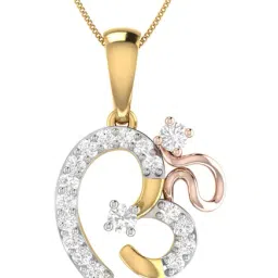 PC Jeweller Satvik 22 kt Gold Pendant without Chain-image-25