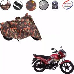 Auto Pearl Polyester Waterproof Two Wheeler Cover for Mahindra Centuro XT,(Jungle Print)-image-82