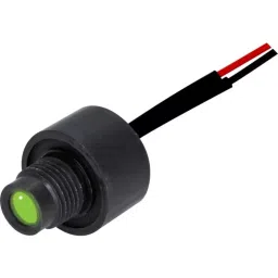 Oxley STR501 Series Green Indicator, 12V dc, 8 mm Mounting Hole Size, Lead Wires Termination, IP68, STR/501/LH8/12/FL30H/GN-picture-23