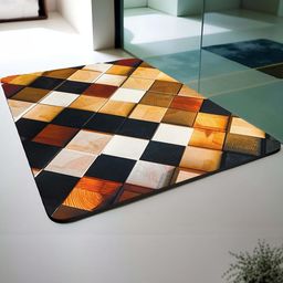 IVAZA Brown 2355 GSM Silicone Bath Rugs-image-58