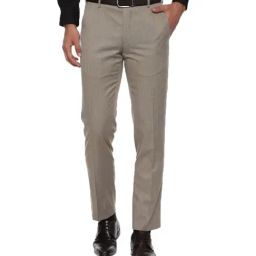 Van Heusen Brown Slim Fit Trouser-image-4