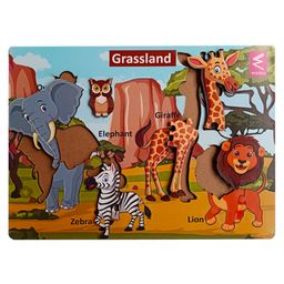 WISSEN Grassland Habitat Puzzle Game (color may vary)-11