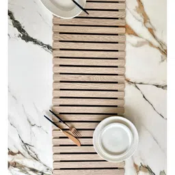 Mason Home Elm Foldable Table Runner - Cream (3 Feet)-picture-6
