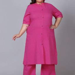 Gs Fashions Women Printed Regular Pure Cotton Kurta with Palazzos-image-84