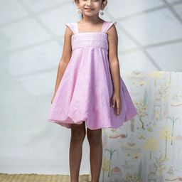 MIRALI Girls Sleeveless Balloon Dress-picture-21