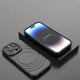 Luxury Kase Solid iPhone 14 Pro Impact Resistant Rugged Back Case with Wireless Charging-image-19