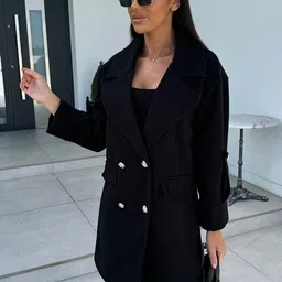 StyleCast x Revolte Double-Breasted Overcoat-image-94