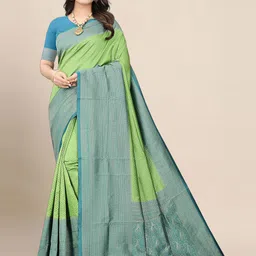 AMRUTKALA SAREES Woven Design Zari Banarasi Saree-image-85