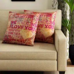 Swayam Multicolor Cotton 40 cm x 40 cm Cushion Covers - Set of 2-image-99