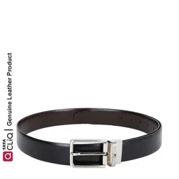 Tommy Hilfiger Fresno Plus Black & Brown Leather Reversible Belt for Men-picture-14