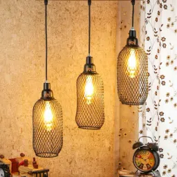 DecorativeRay Black Hanging Light - Set of 1-picture-13