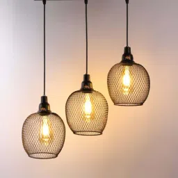 DecorativeRay Black Hanging Light - Set of 1-picture-14