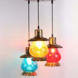 DecorativeRay Multicolor Hanging Light - Set of 1-image-17