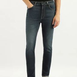 United Colors Of Benetton Navy Low Crotch Fit Jeans-image-59