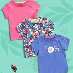 mothercare Infant Girls Pack of 3 Tops-image-83