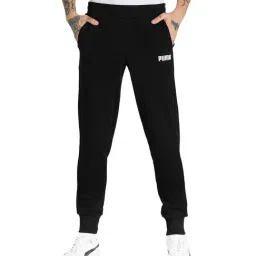 Puma Essential Black Regular Fit Joggers-image-42