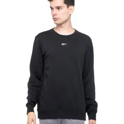 Reebok Black Round Neck Sweatshirt-39