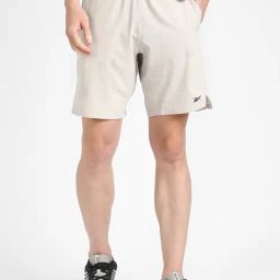 Reebok Light Grey Regular Fit Shorts-image-94