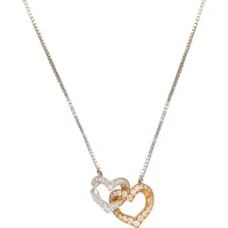 CKC 18k Gold & Diamond Pendant with Chain for Women-image-74