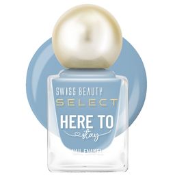 SWISS BEAUTY Here To Stay Waterproof Nail Enamel 12ml -Cadet Teal 13-49