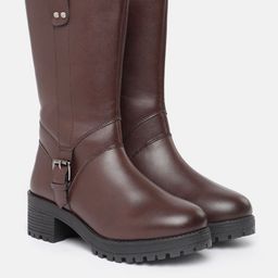 Allen Solly Women Mid-Top Block Heeled Regular Boots-image-95