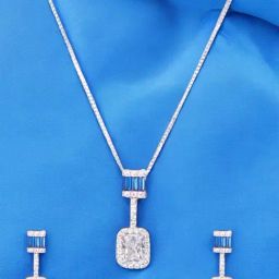 Taraash 925 Sterling Silver White Stones Sets for Women-image-25